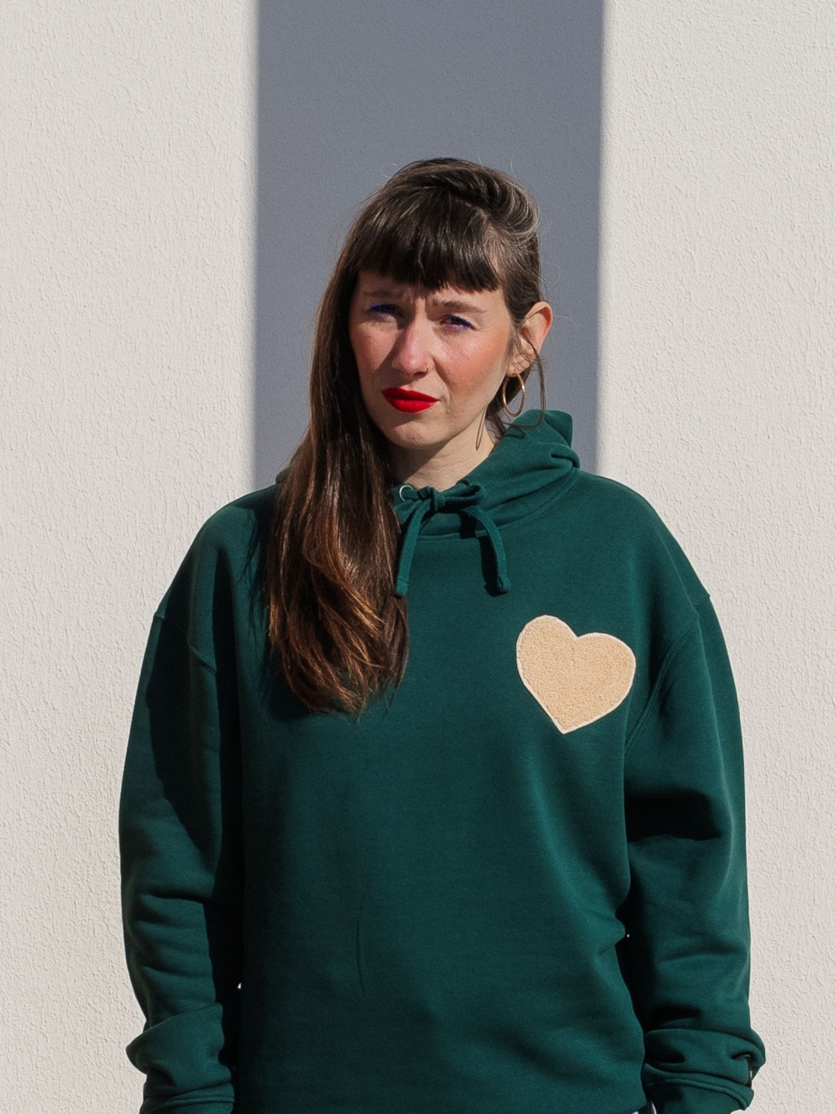 SWEAT A CAPUCHE BIHOTZA