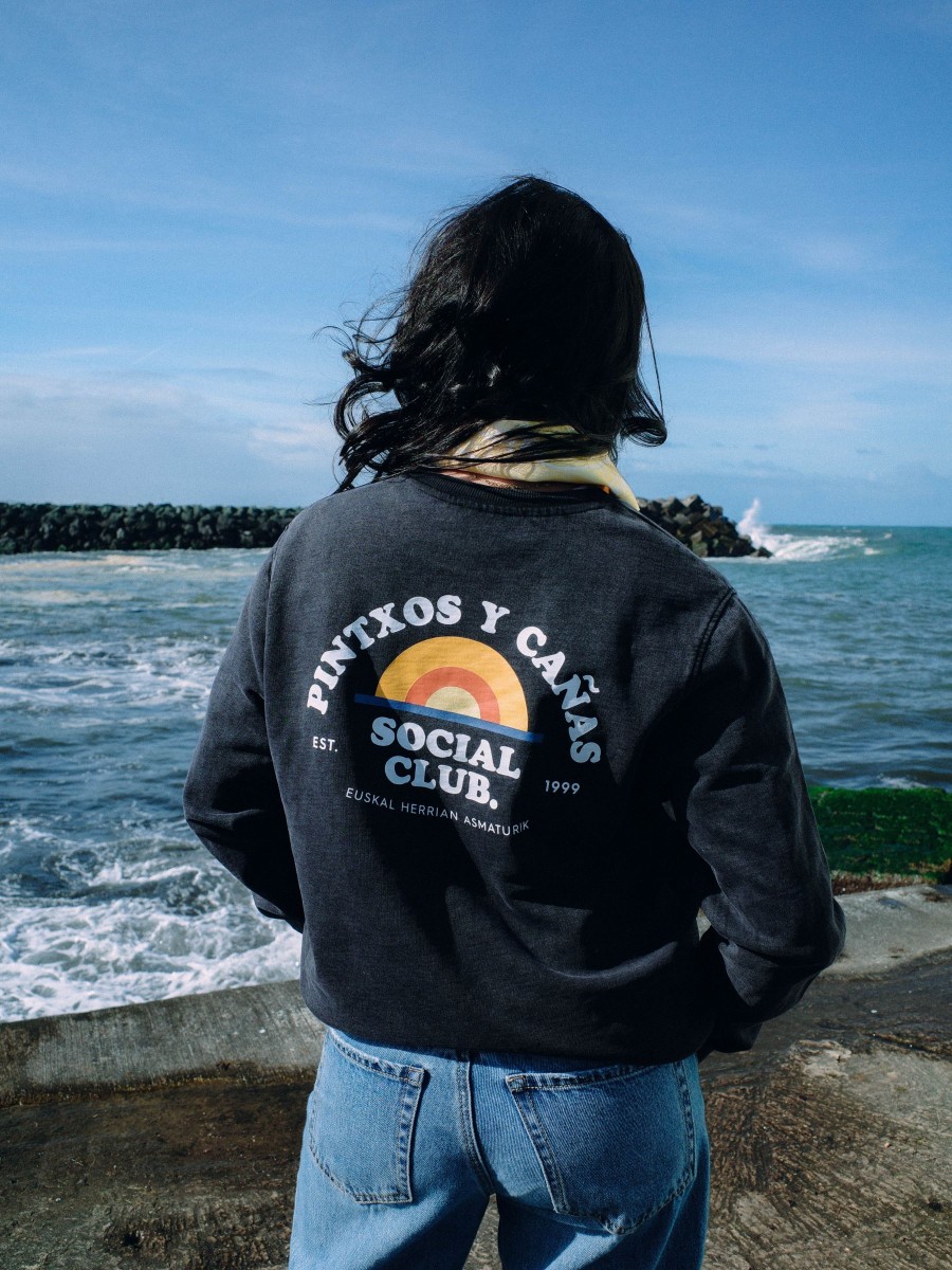 SWEAT PINTXOS Y CANAS OVERSIZE